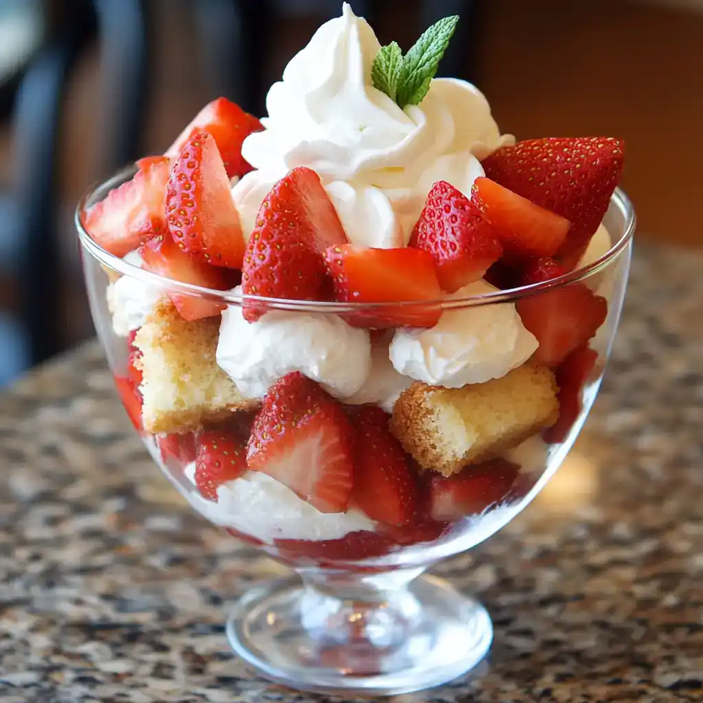 Strawberry Shortcake Parfait