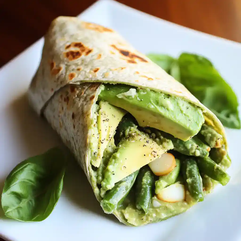 Cold Green Bean Soup Wraps