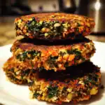 Crunchy vegan cauliflower cakes with kale and walnuts, perfect for healthy, meatless meals. Great appetizer or main dish option, packed with flavor and nutrients.