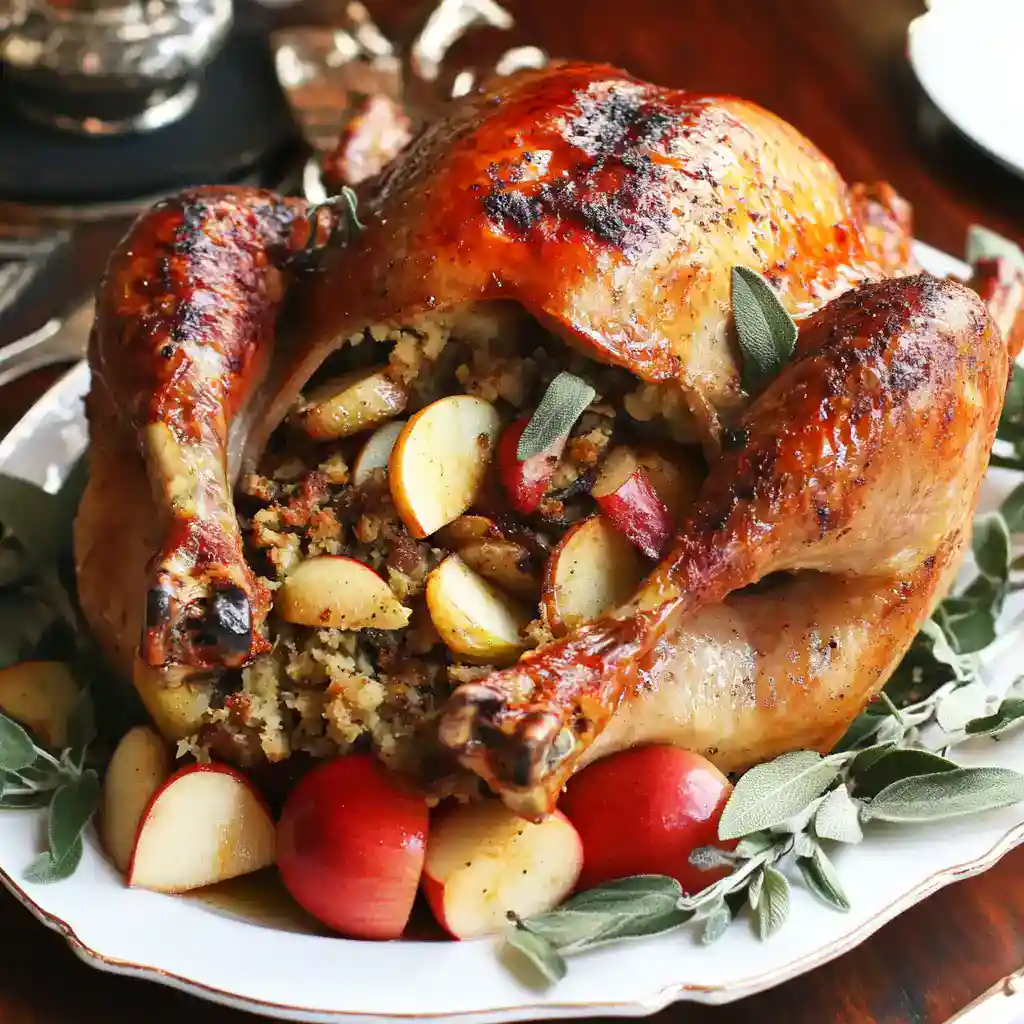 Apple and Sage Stuffed Turkey