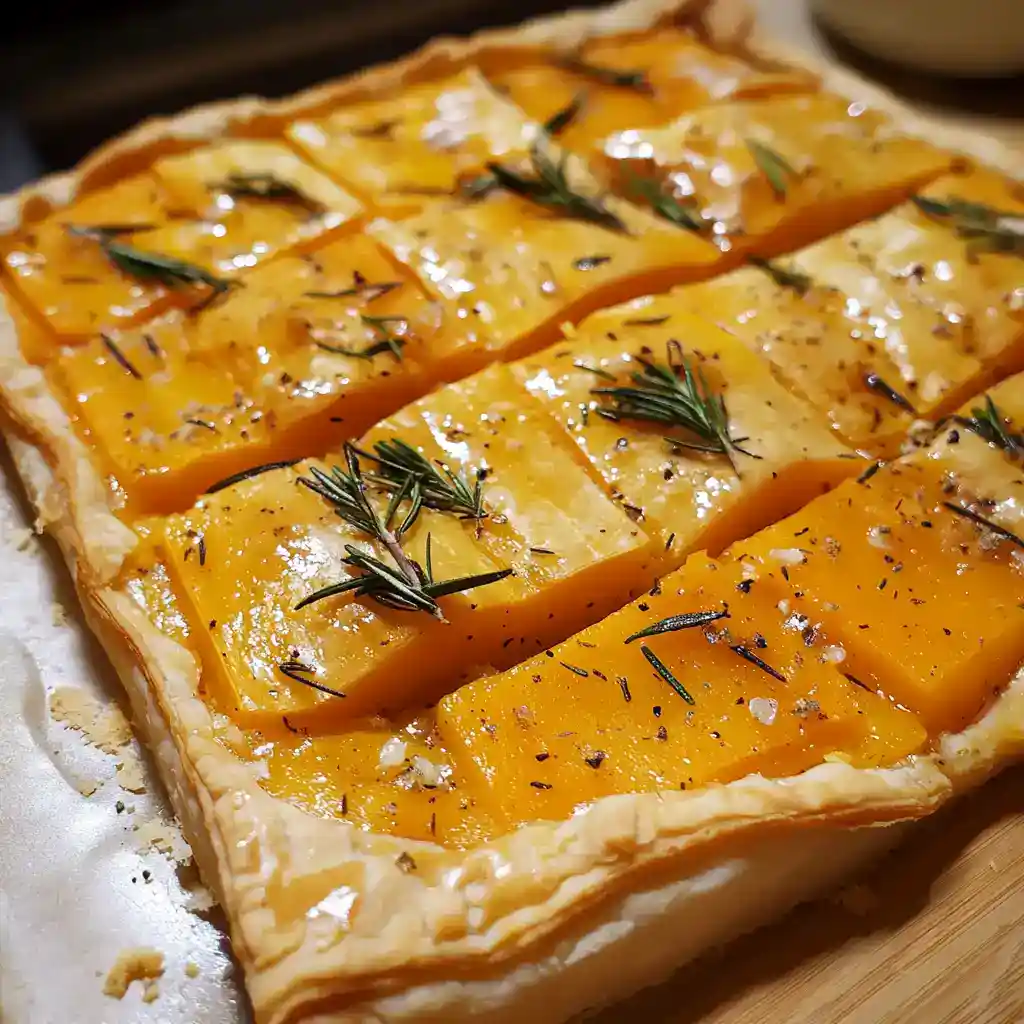 Butternut Squash with Rosemary Pie