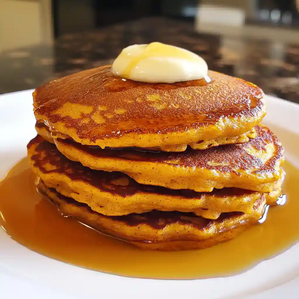 Charred Pumpkin Pancakes