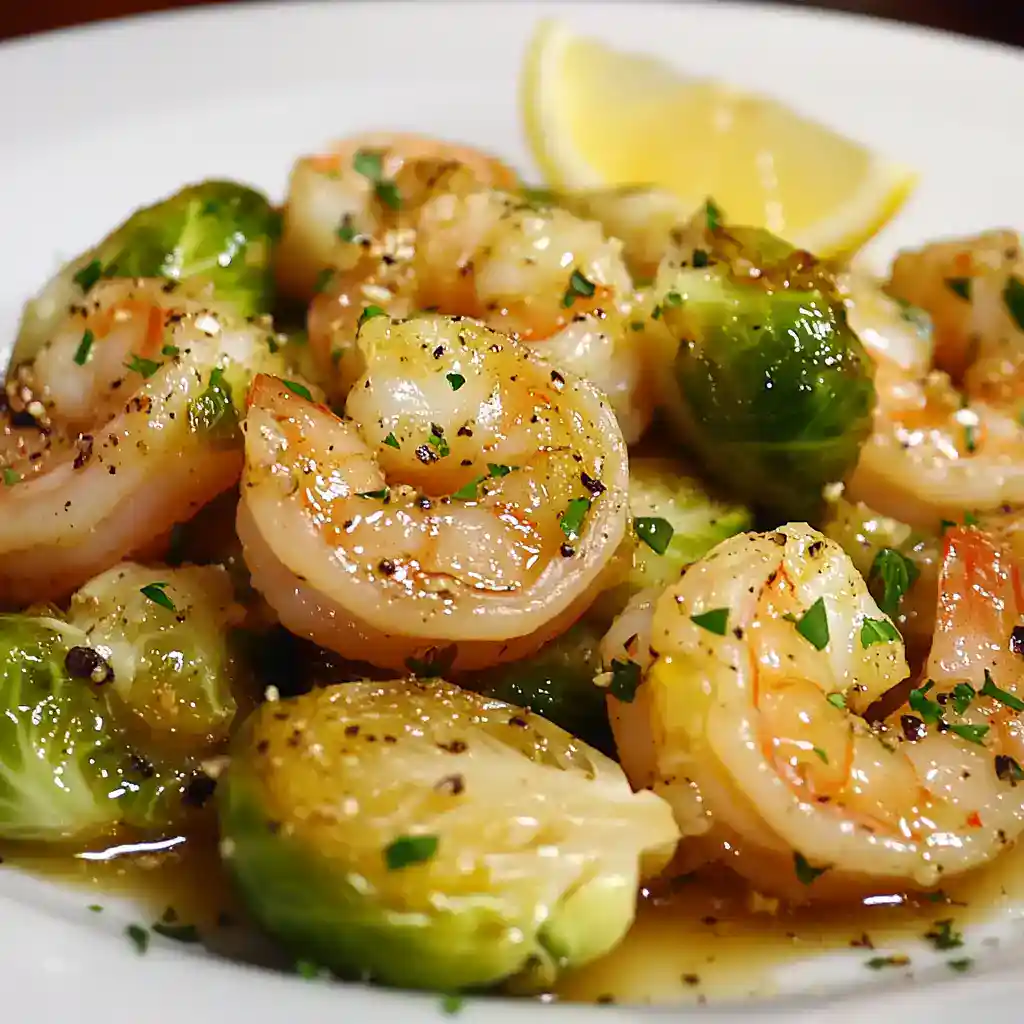 Classic Brussels Sprouts Shrimp
