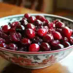 Cranberries with Spices Dips