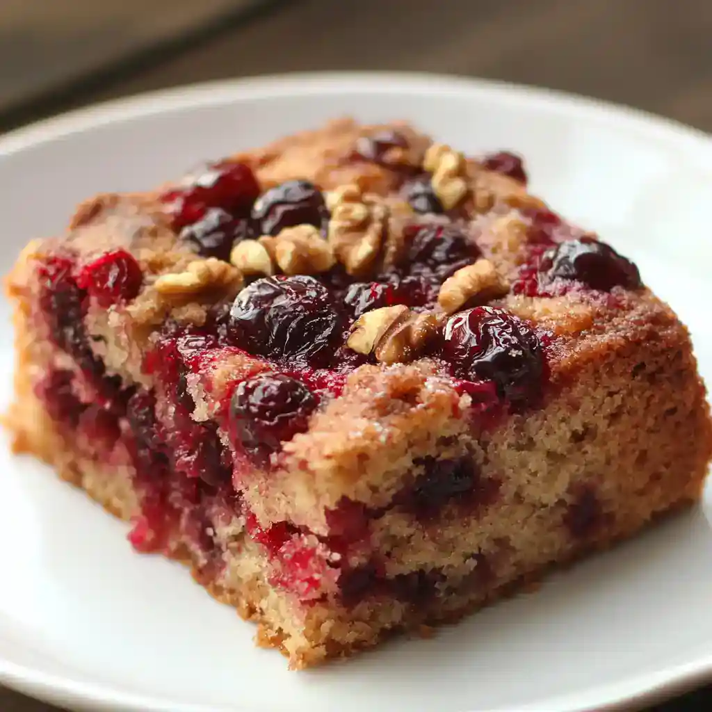 Cranberry Walnut Cake