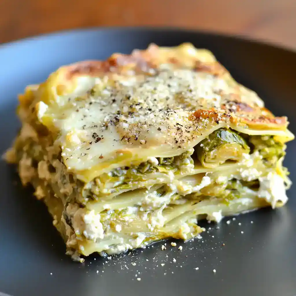 Elegant Brussels Sprouts Lasagna