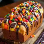 Festive Halloween Candy Bread