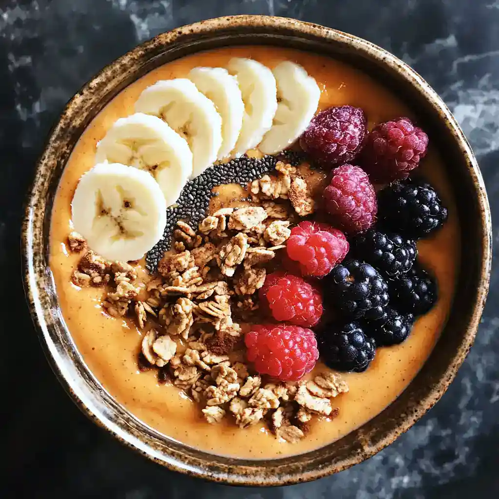 Fried Sweet Potatoes Smoothie Bowl