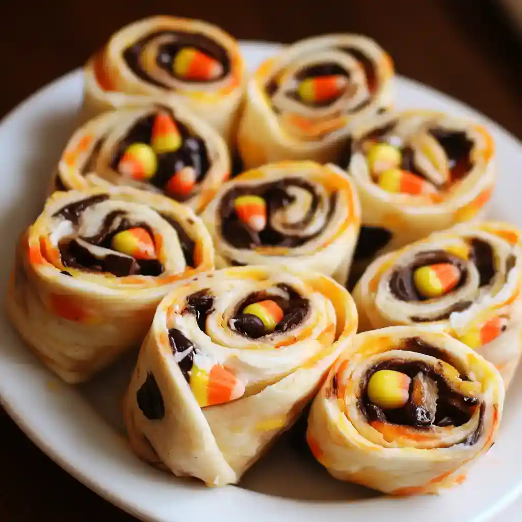 Halloween Candy Pinwheels