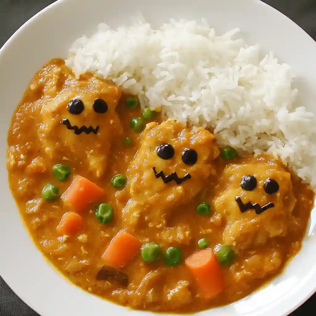Halloween Fun-shaped Foods Curry