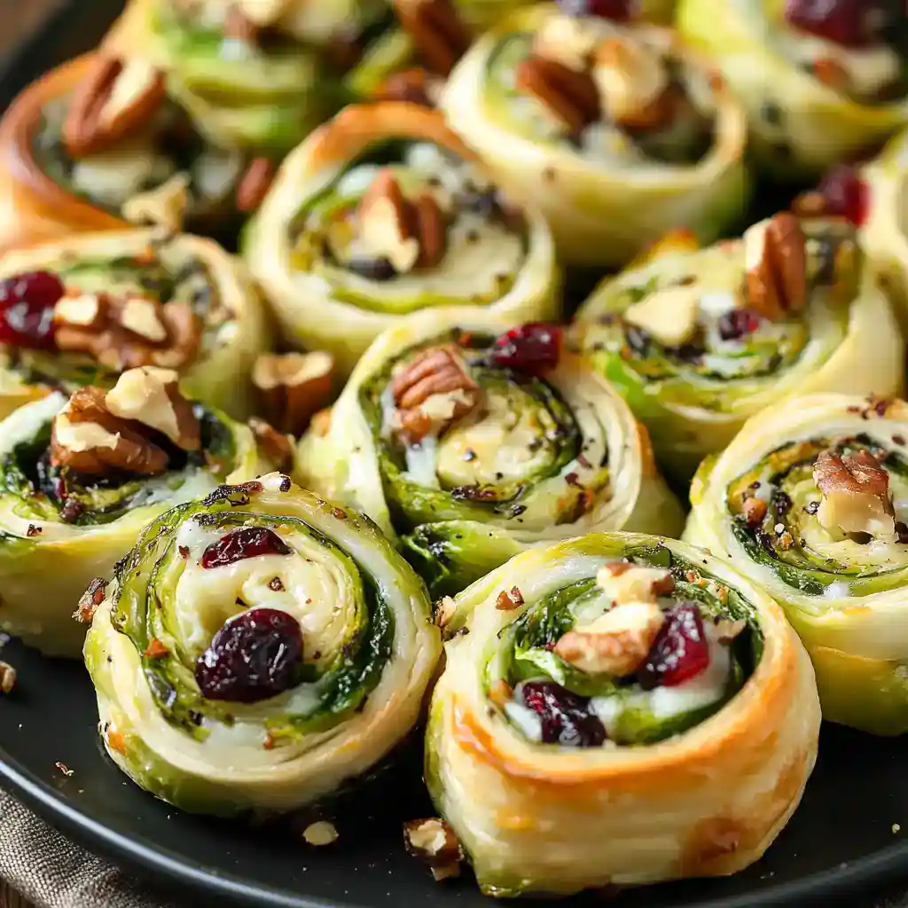 Light Brussels Sprouts Pinwheels