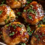 Maple Glazed Chicken Thighs