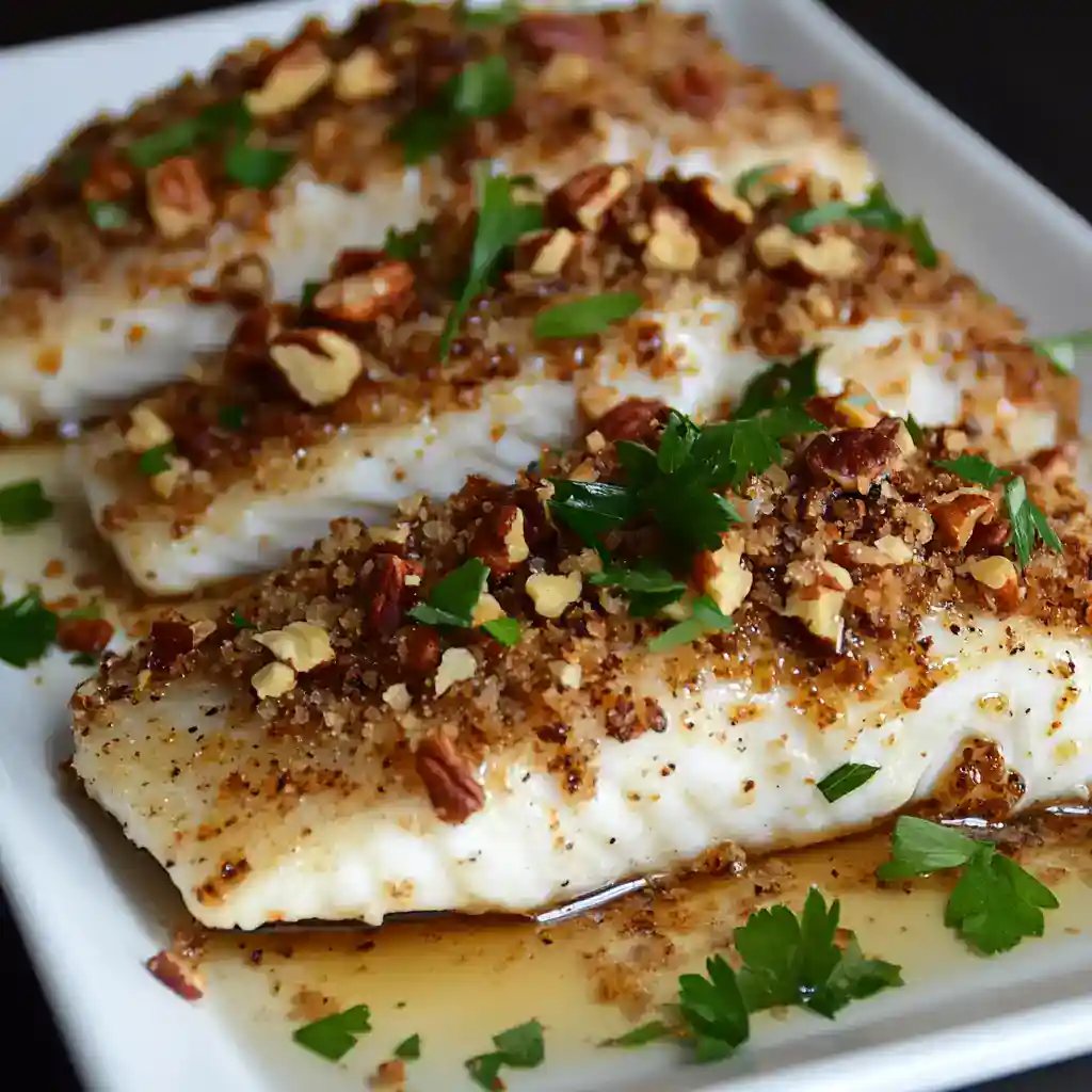 Maple Pecan Crusted Fish