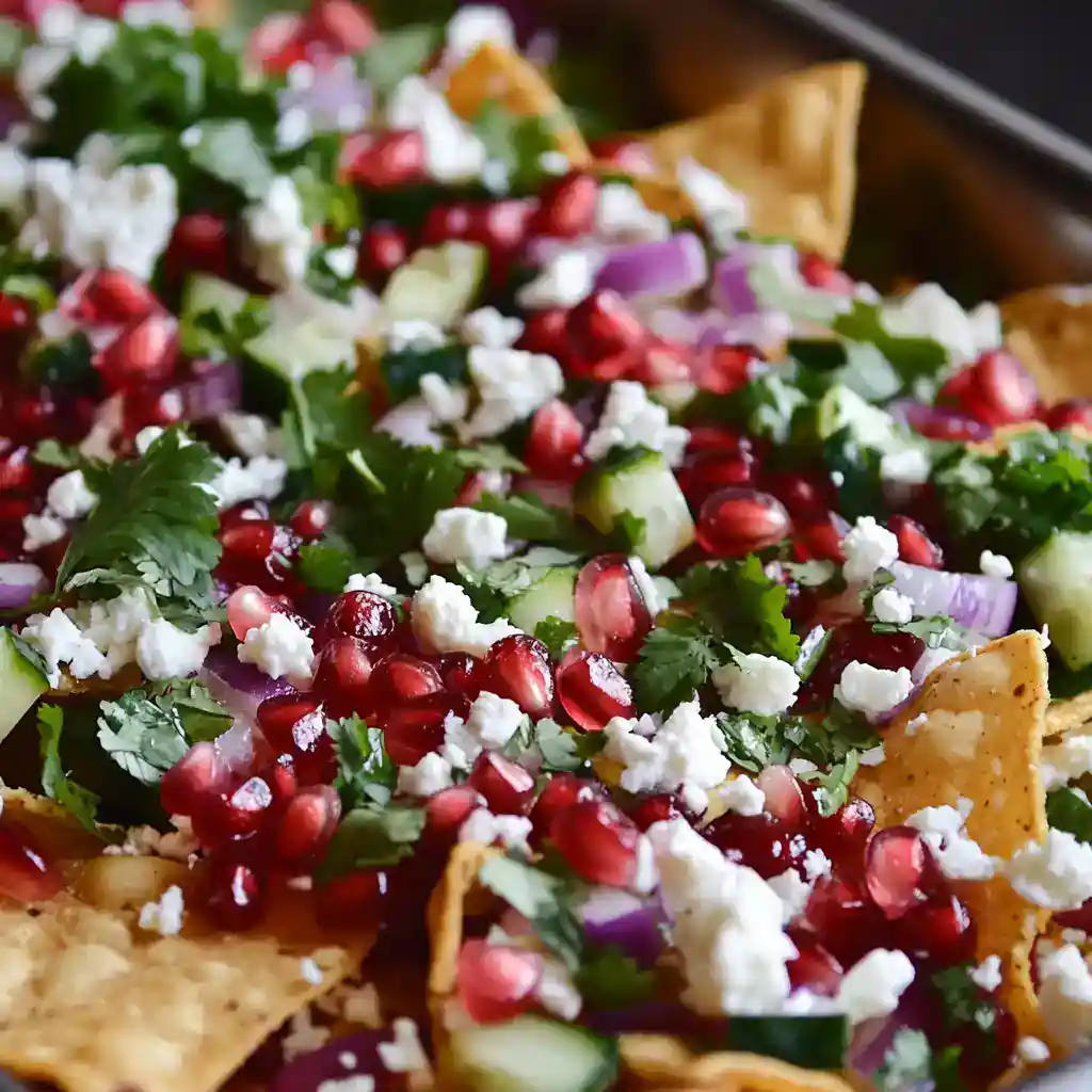 Pomegranates Nachos