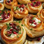 Pomegranates with Herbs Pinwheels