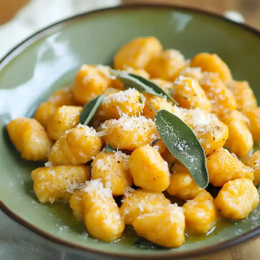 Pumpkin and Sage Gnocchi