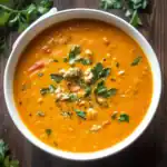 Pumpkin Soup with Turkey