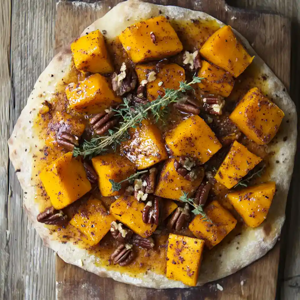 Pumpkins with Cinnamon Flatbread