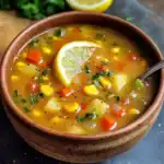 Spiced Foods with Lemon Chowder