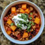 Sweet Potato and Turkey Chili
