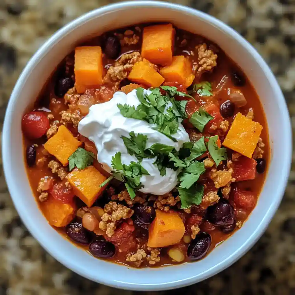 Sweet Potato and Turkey Chili