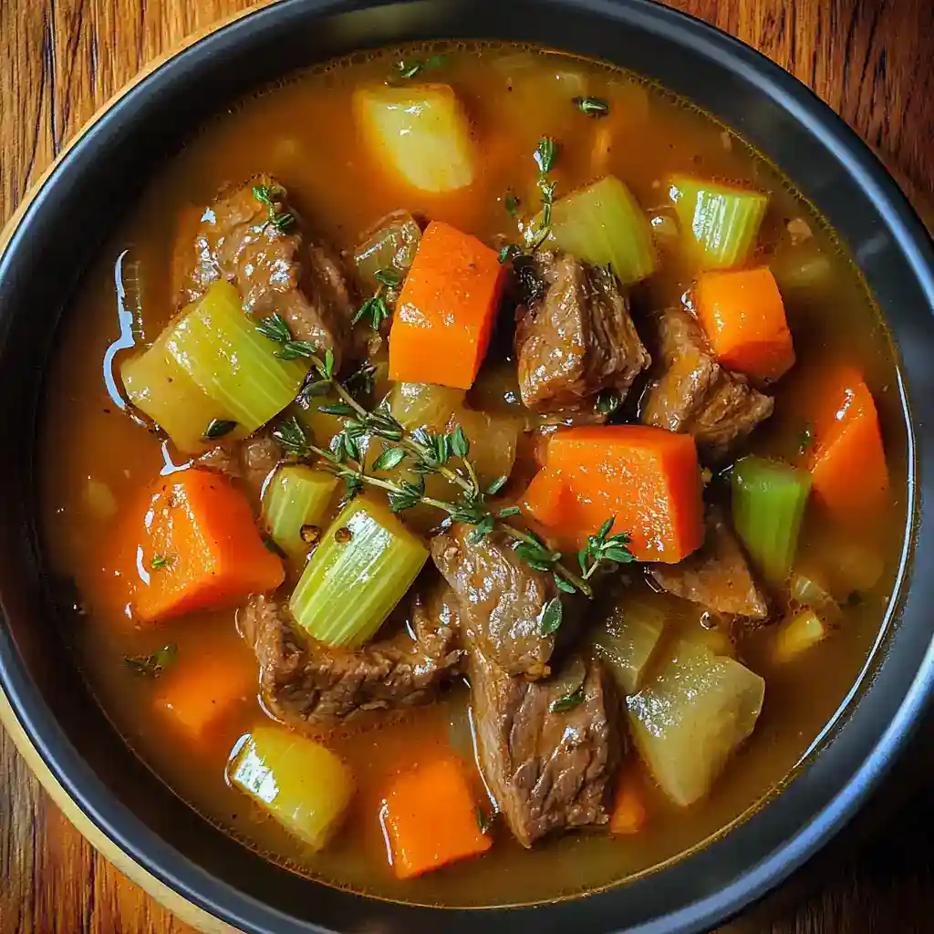 Beef and Acorn Sprout Stew