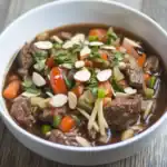 Beef and Almond Sprout Stew
