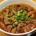 Beef and Chinese Walnut Sprout Stew