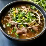 Beef and Sunflower Seed Sprout Soup