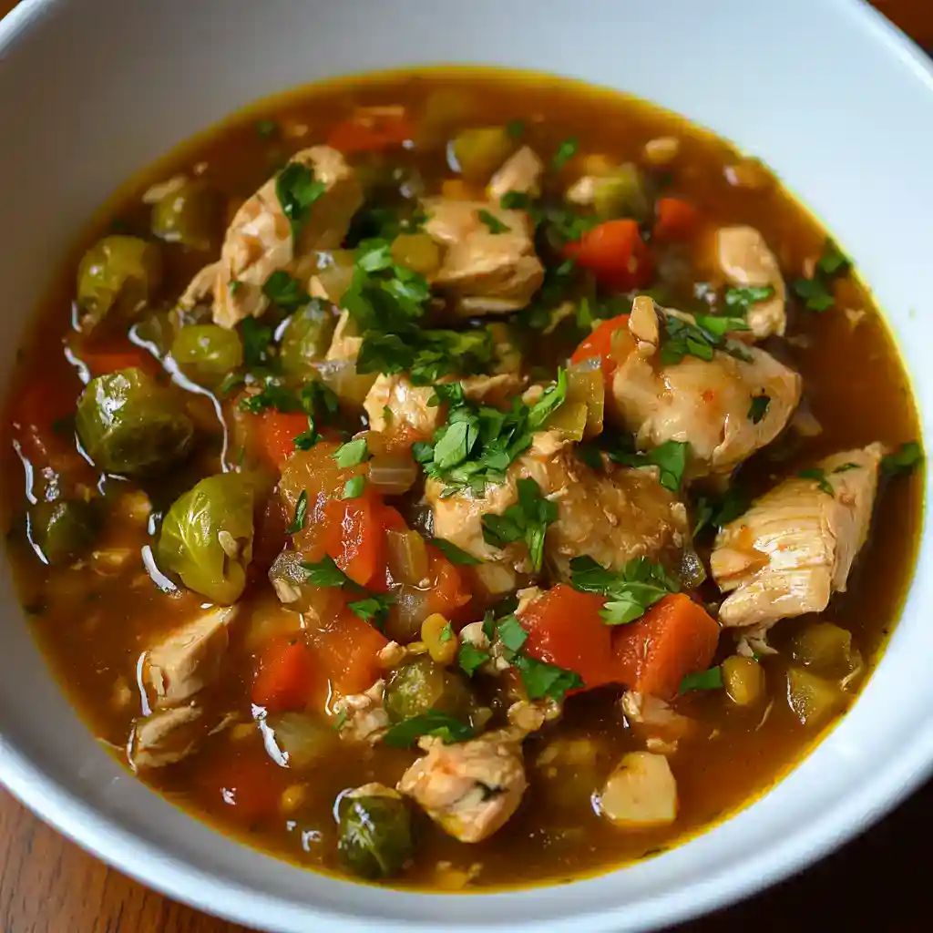 Chicken and Brazil Nut Sprout Stew