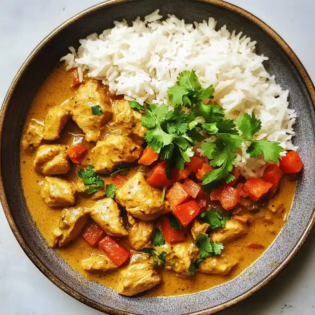 Chicken and Chestnut Sprout Curry