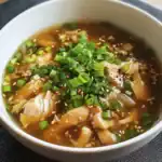 Chicken and Japanese Walnut Sprout Soup