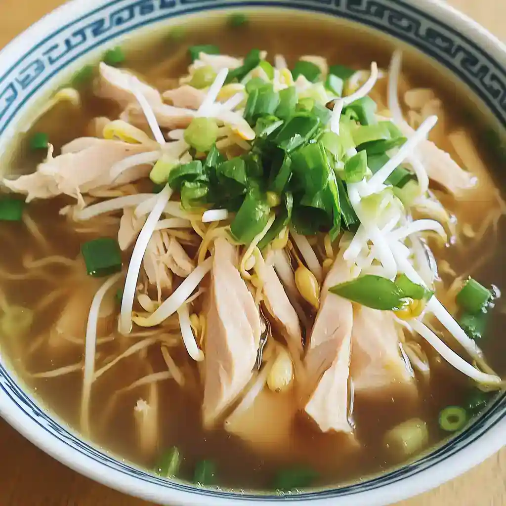 Chicken and Macadamia Sprout Soup