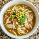 Chicken and Pecan Kernel Sprout Soup