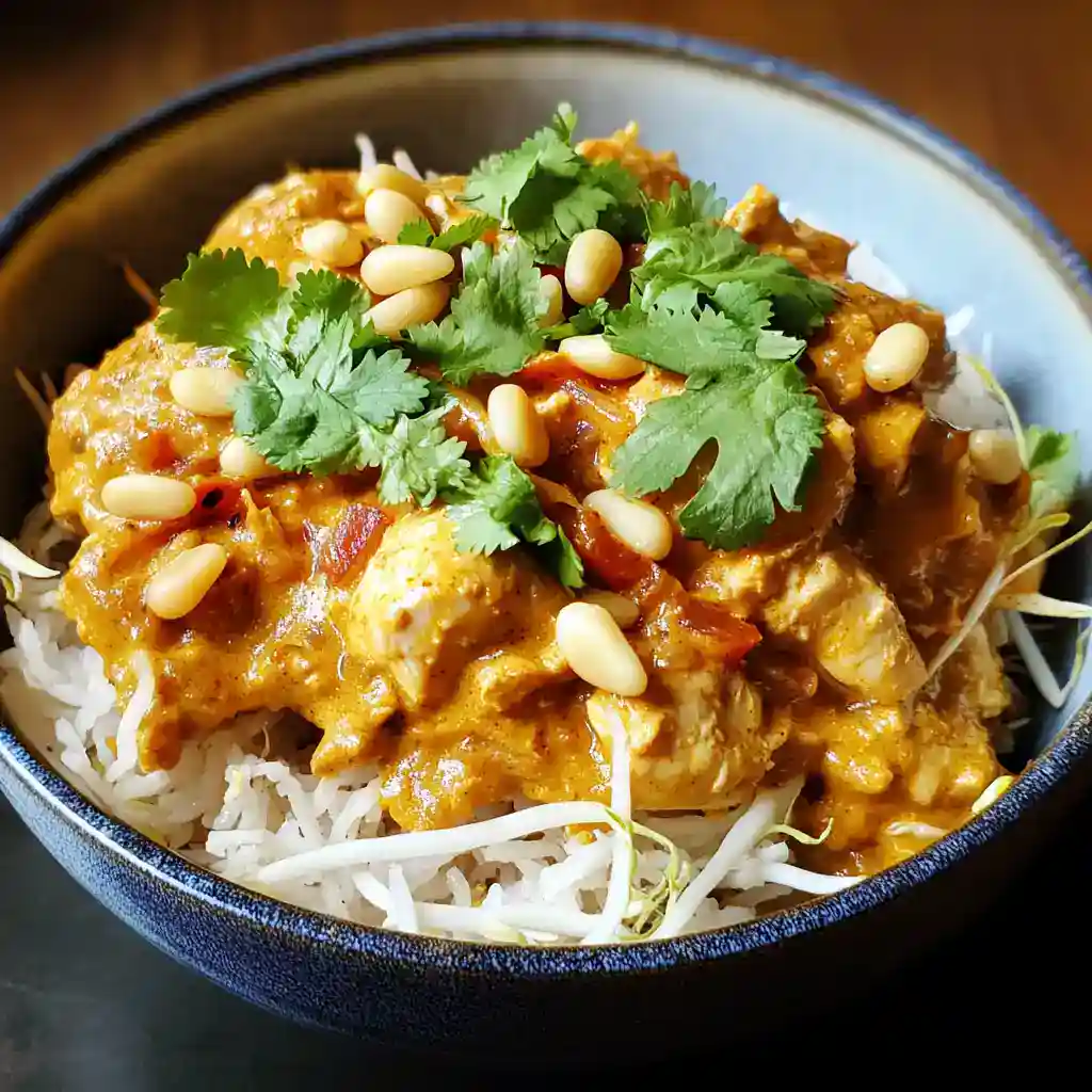 Chicken and Pine Nut Sprout Curry