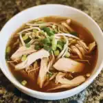 Chicken and Walnut Sprout Soup
