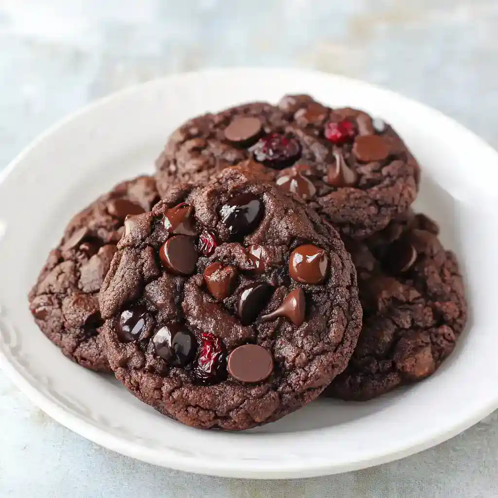 Chocolate Cranberry Cookies