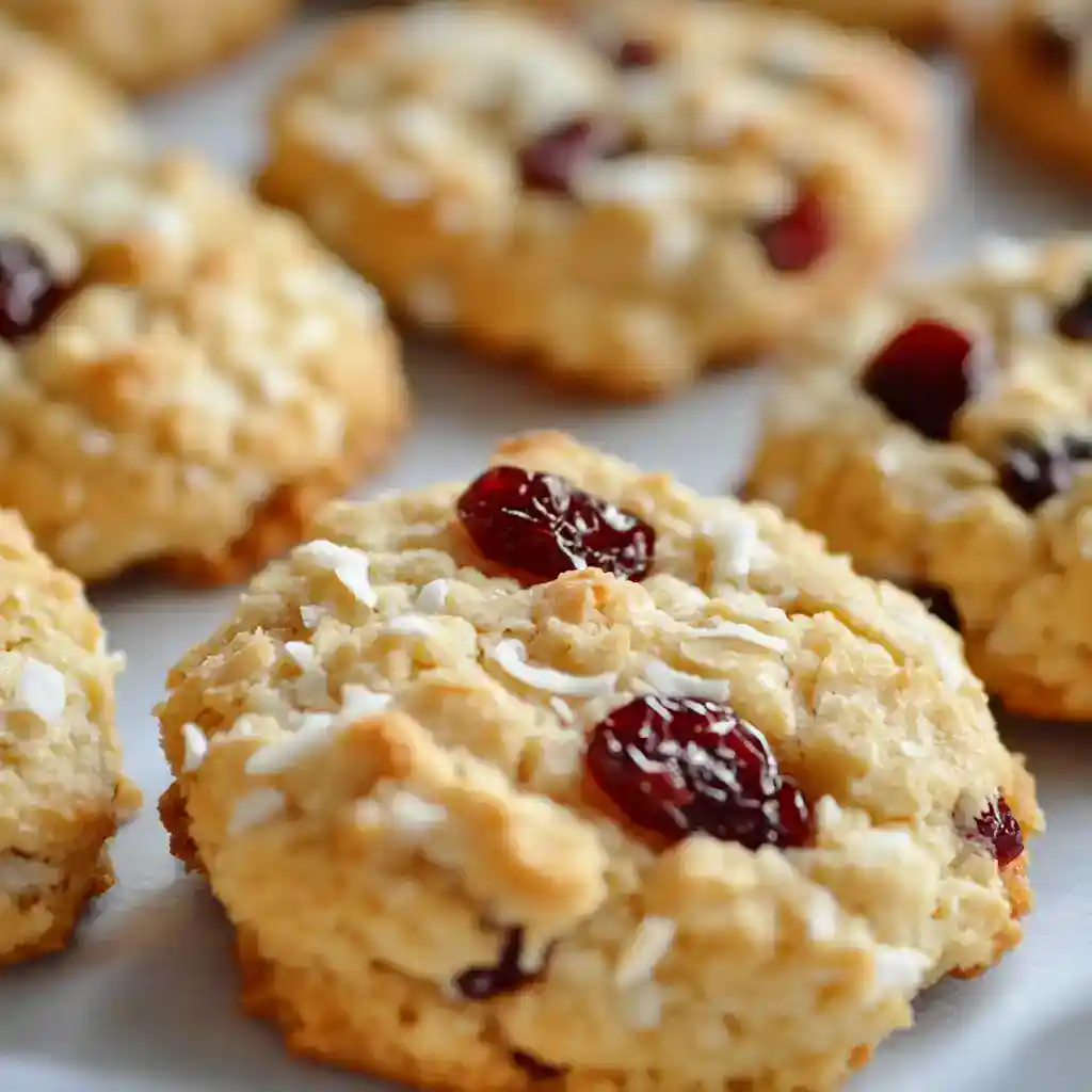 Coconut Cranberry Cookies