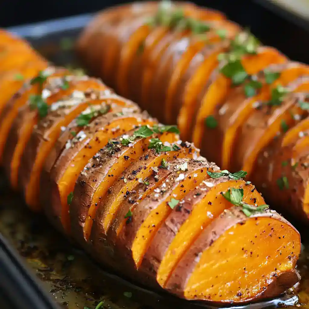 Hasselback Sweet Potatoes