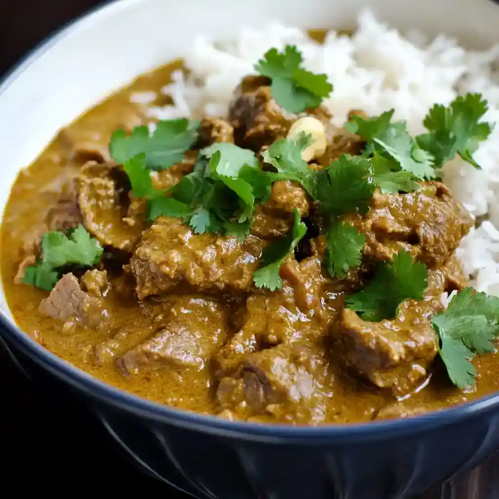Lamb and White Walnut Curry