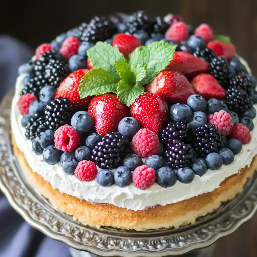Mixed Berry Cake