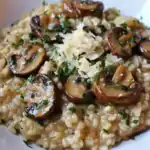 Mushroom and Parsley Risotto