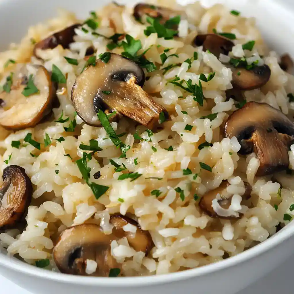 Mushroom Rice Pilaf