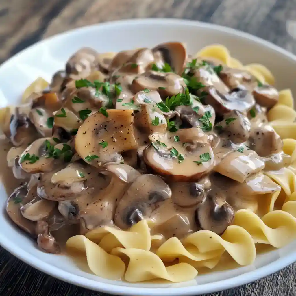 Mushroom Stroganoff