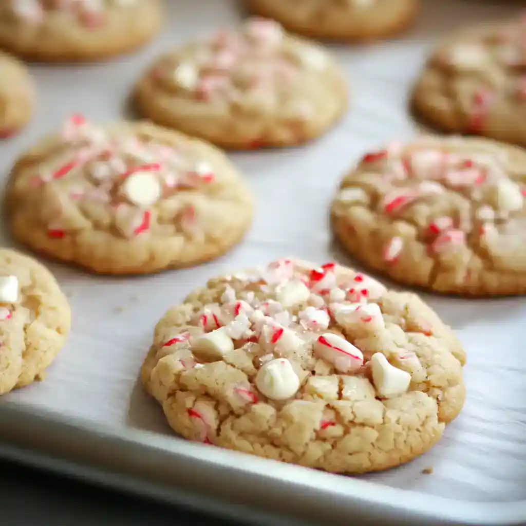 Peppermint Crunch Cookies