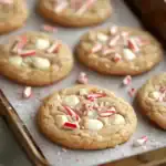Peppermint White Chocolate Cookies