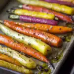 Roasted Rainbow Carrots