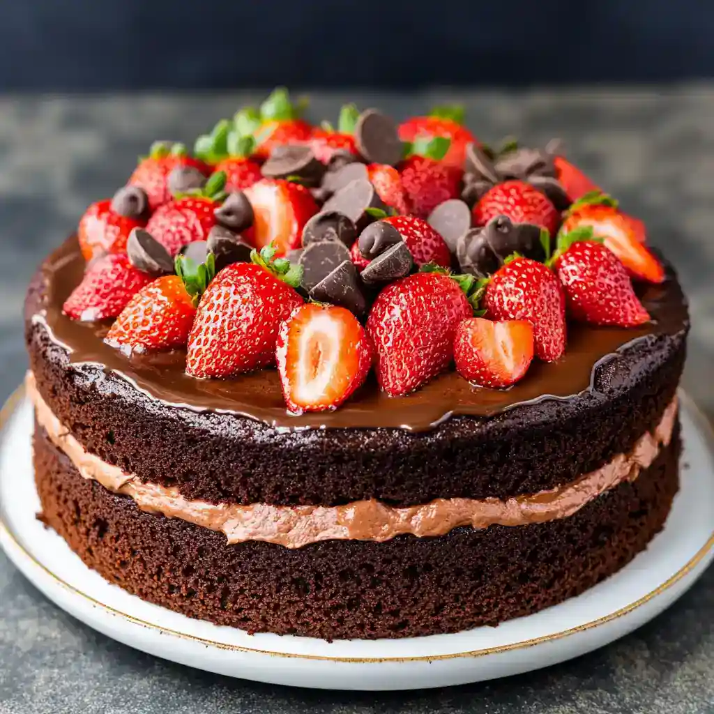 Strawberry Chocolate Cake