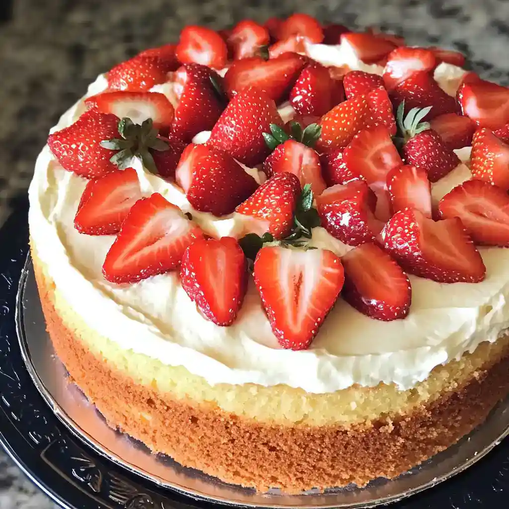 Strawberry Lemon Cake