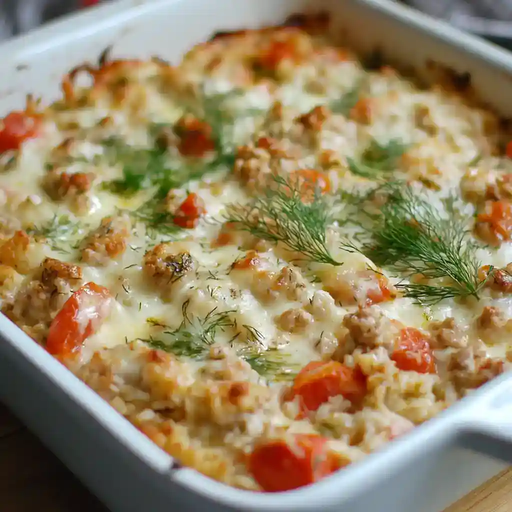 Turkey and Dill Stem Casserole
